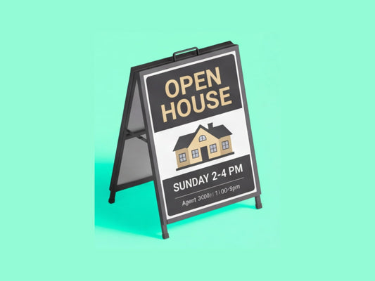 Metal A Frame Signs for Open House