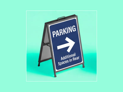 Metal A Frame Signs for Parking Lot Directional