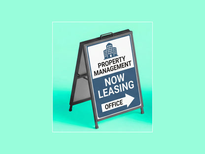 Metal A Frame Signs for Property Managers