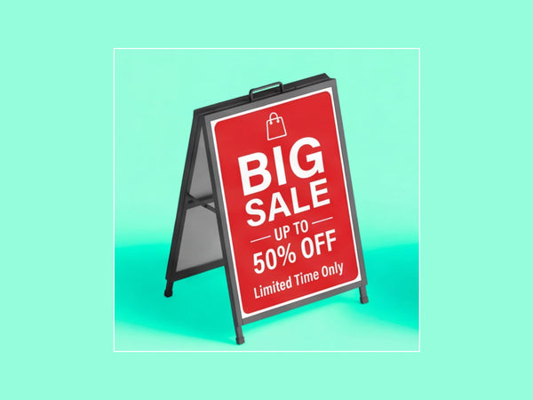 Metal A Frame Signs for Retail Stores – PRINTDRILL