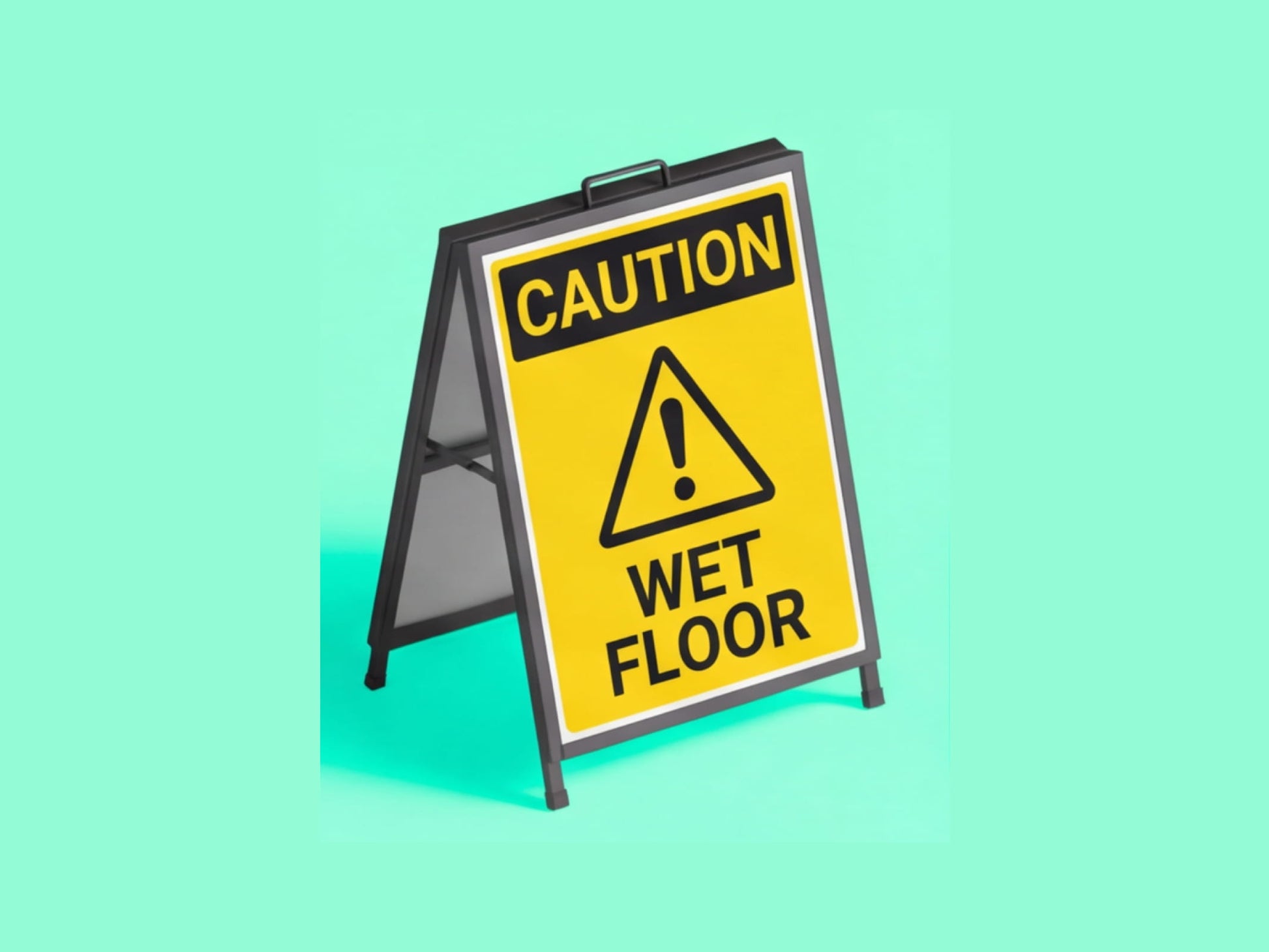 Metal A Frame Signs for Safety  Caution Sign