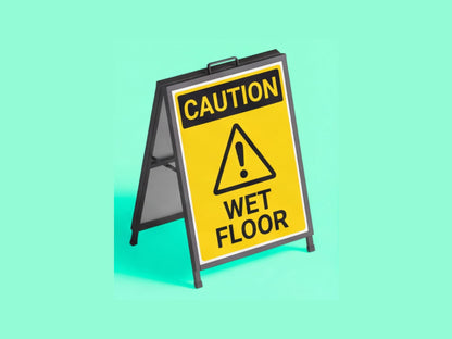 Metal A Frame Signs for Safety  Caution Sign