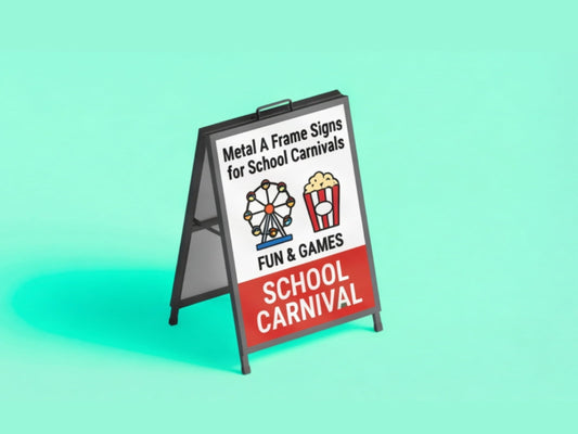 Metal A Frame Signs for School Carnivals