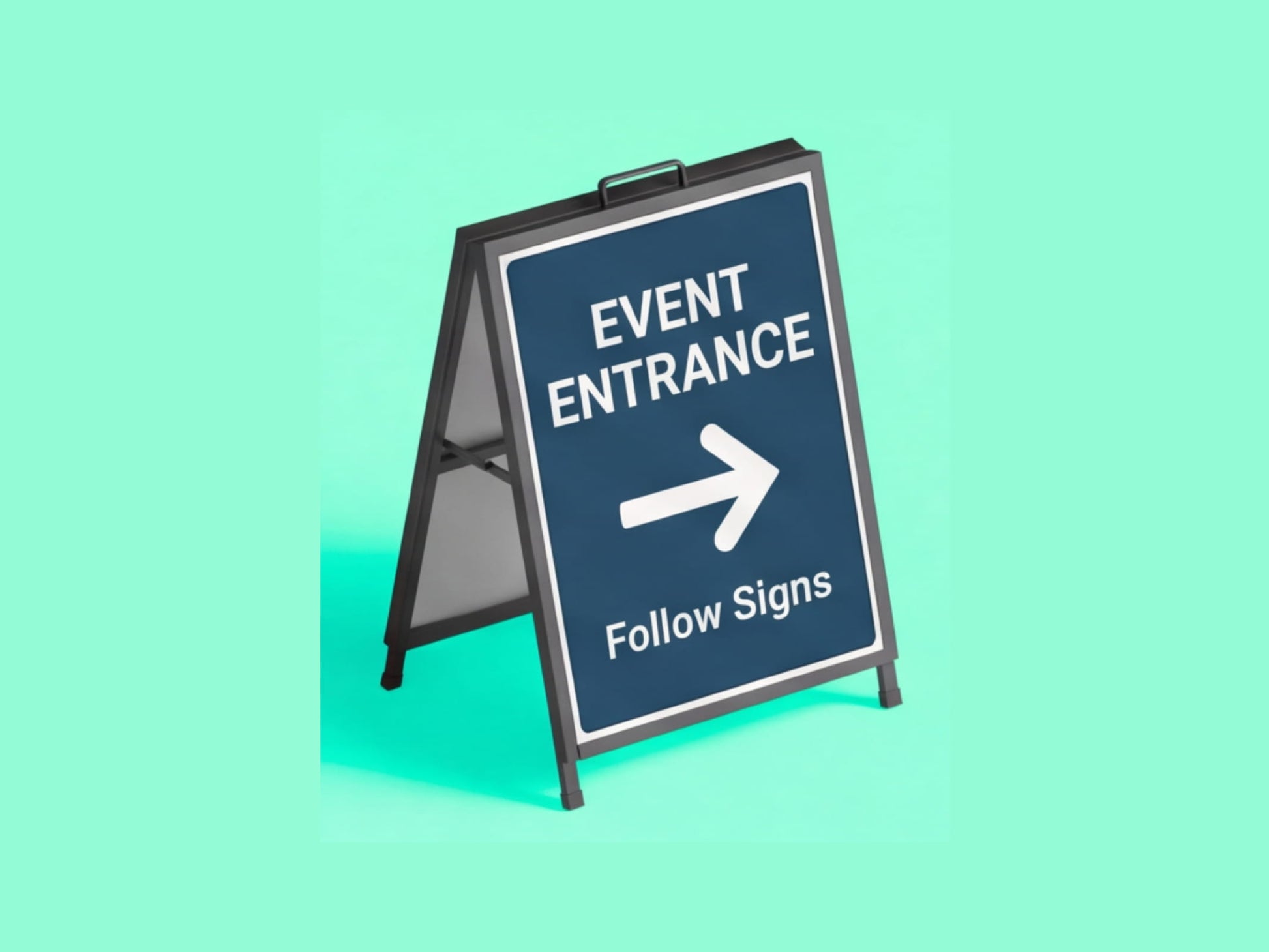 Metal A Frame Signs for Wayfinding
