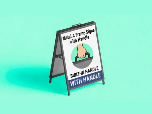 Metal A Frame Signs with Handle