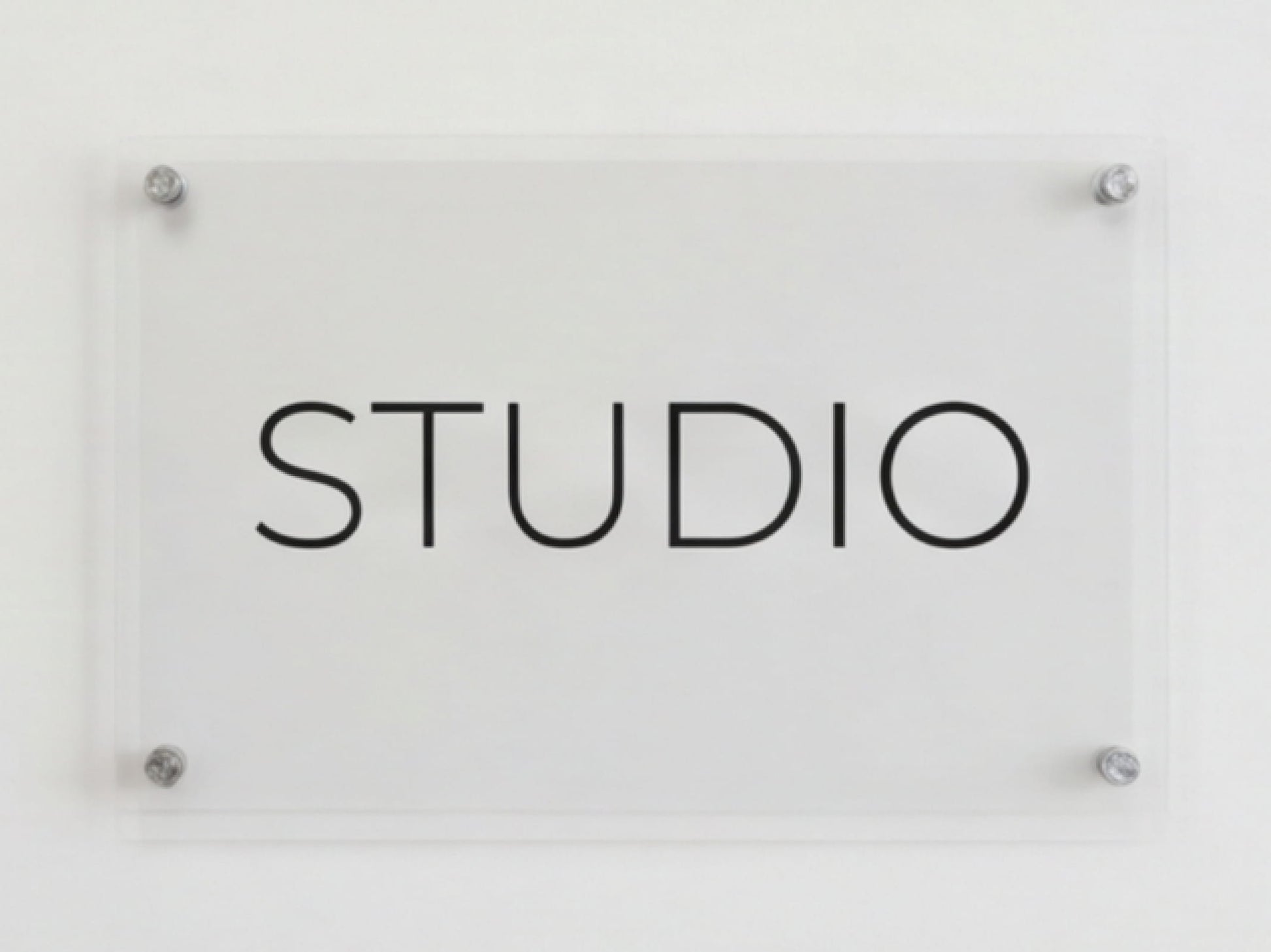 Minimalist Custom Acrylic Signs