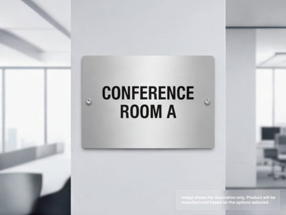 Minimalist Custom Aluminum Signs