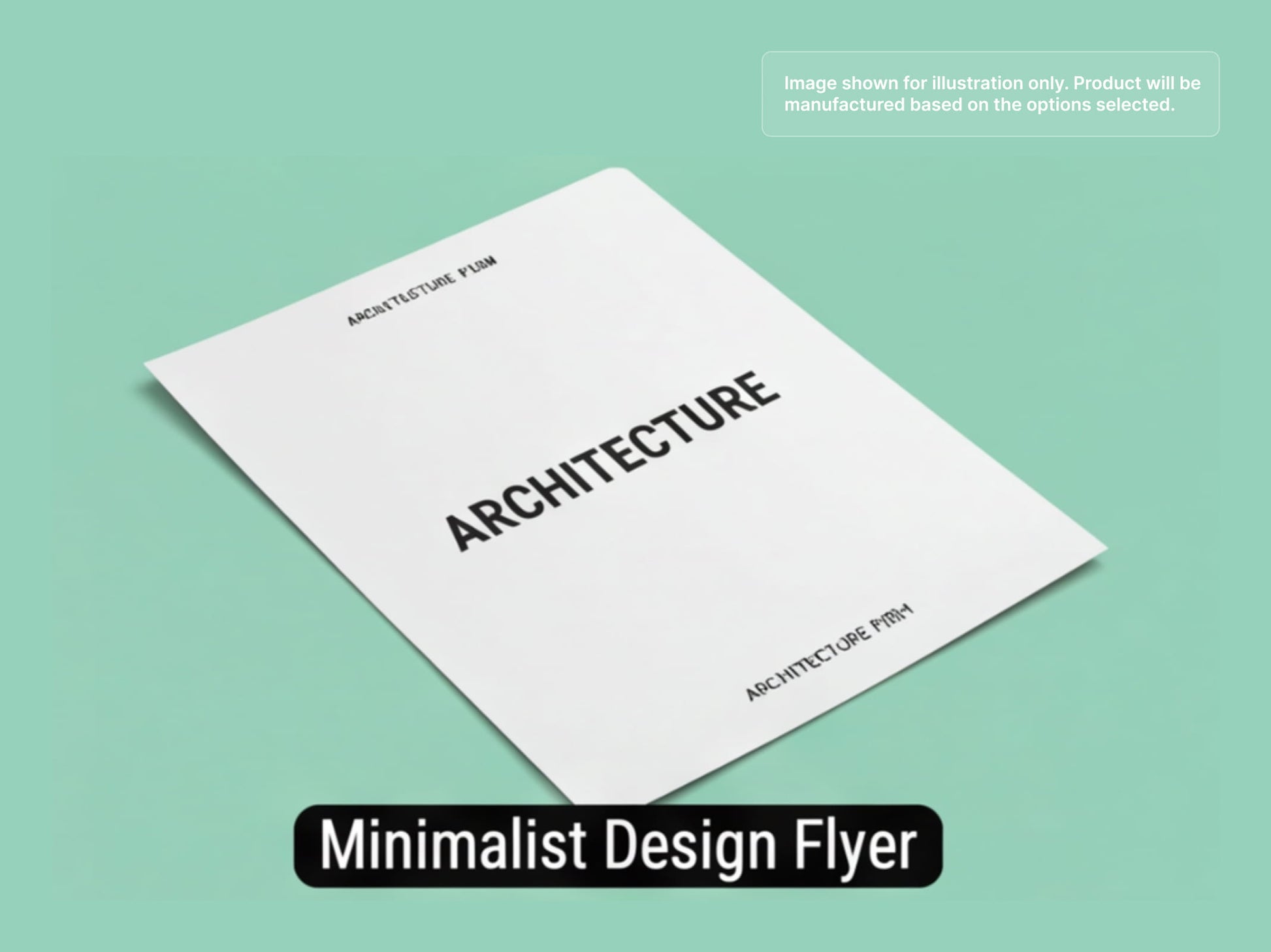 Minimalist Design Business Flyers