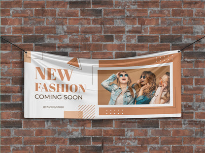 New Arrivals Vinyl Banner