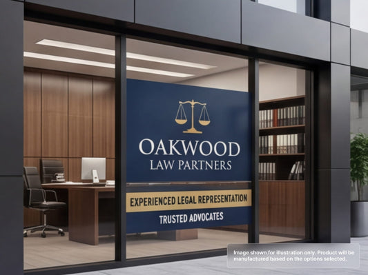One Way Vision Decal for Law Firms