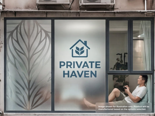 One Way Vision Decal for Privacy