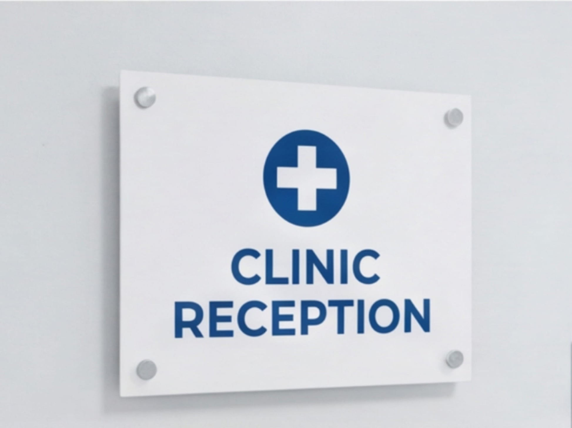 Opaque White Custom Acrylic Signs
