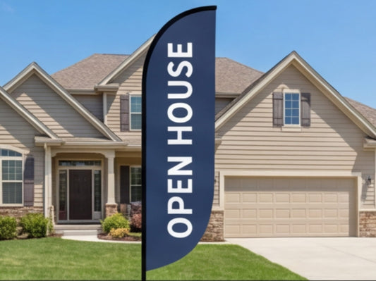 Open House Custom Feather Flag