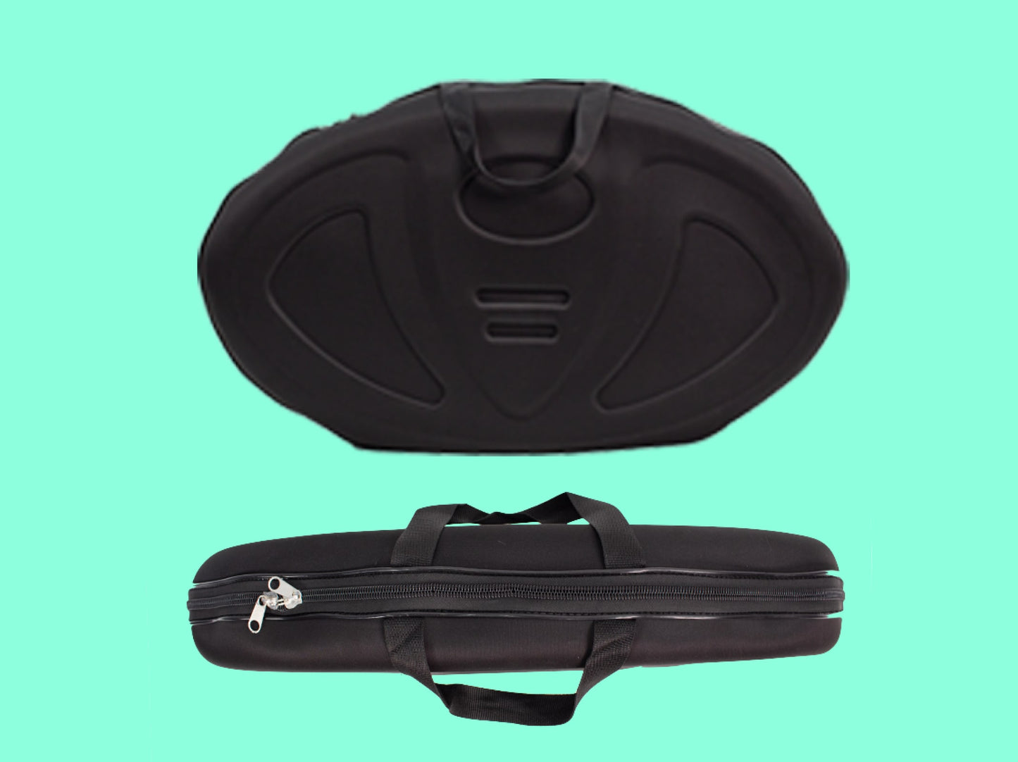 Oval Spring Up Counter Podium Carry Case