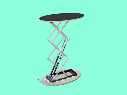 Oval Spring Up LED Light Counter Structure with hydraulics