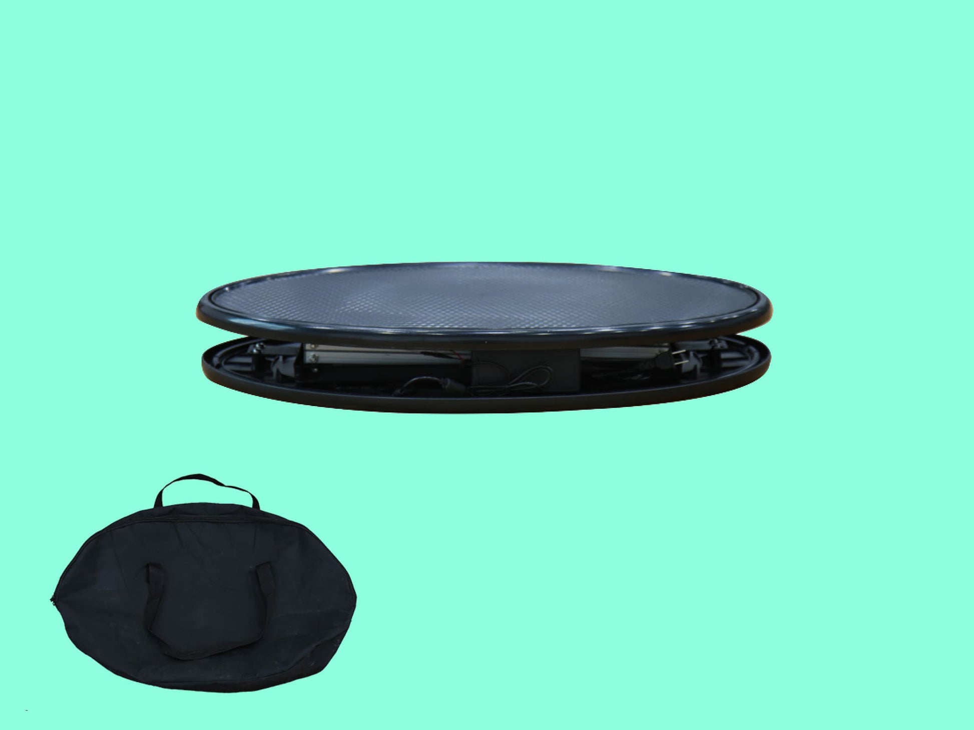 Oval Spring Up LED Light Counter easy to transport