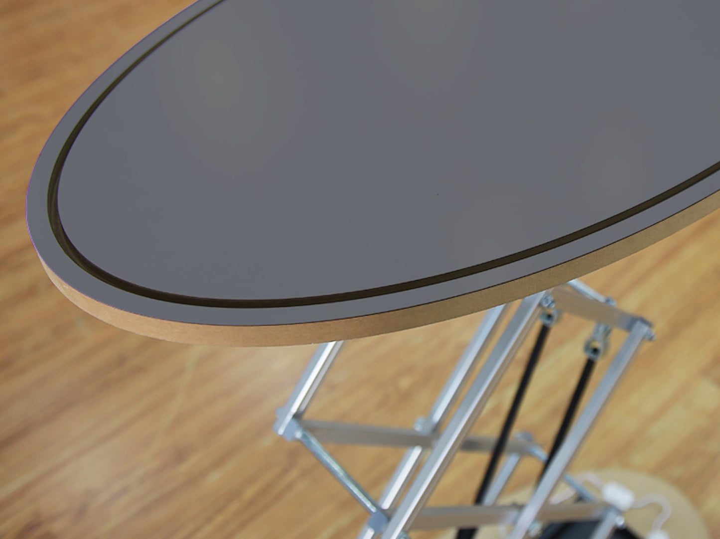 Oval Spring Up LED Light Counter oval table top