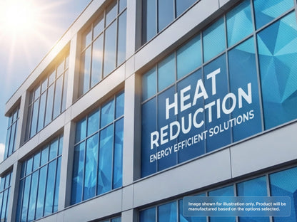 Perforated Window Decal for Heat Reduction