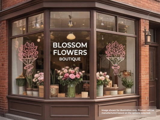 Perforated Window Decal for Shop Owners