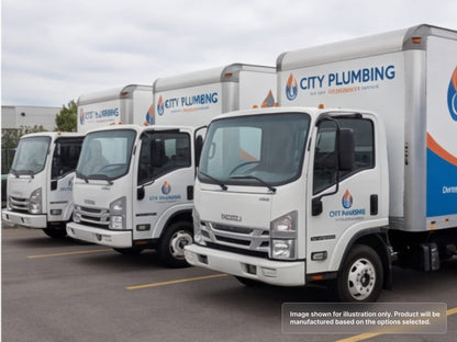 Perforated Window Signs for Fleet Owners