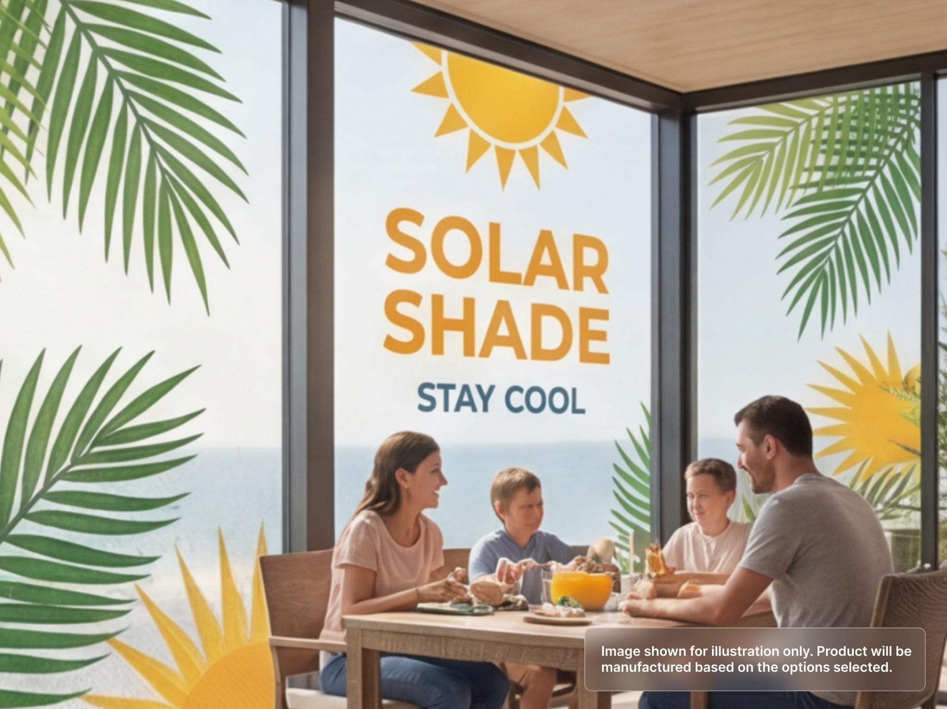 Perforated Window Signs for Solar Shade