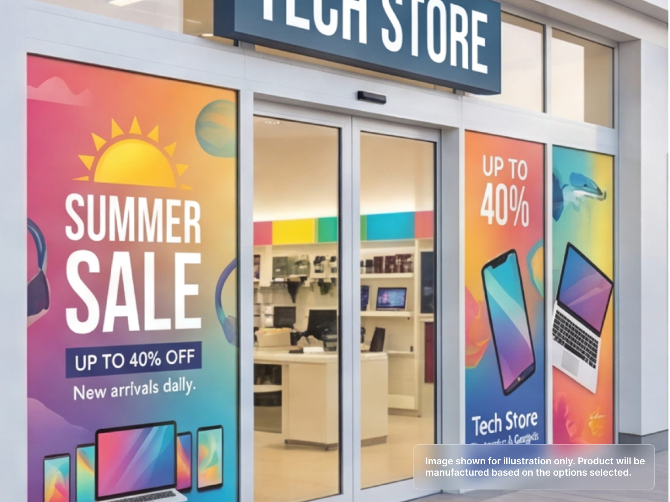 Perforated Window Signs for Storefront Windows – PRINTDRILL