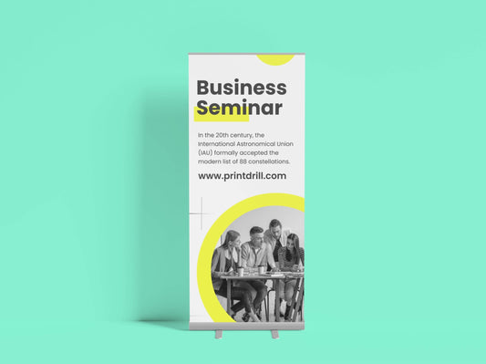 Custom Retractable Banner for Presentation Backdrop