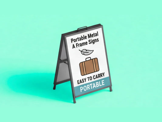 Portable Metal A Frame Signs