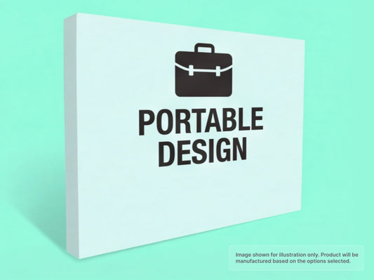 Portable Straight Fabric Pop Up Display