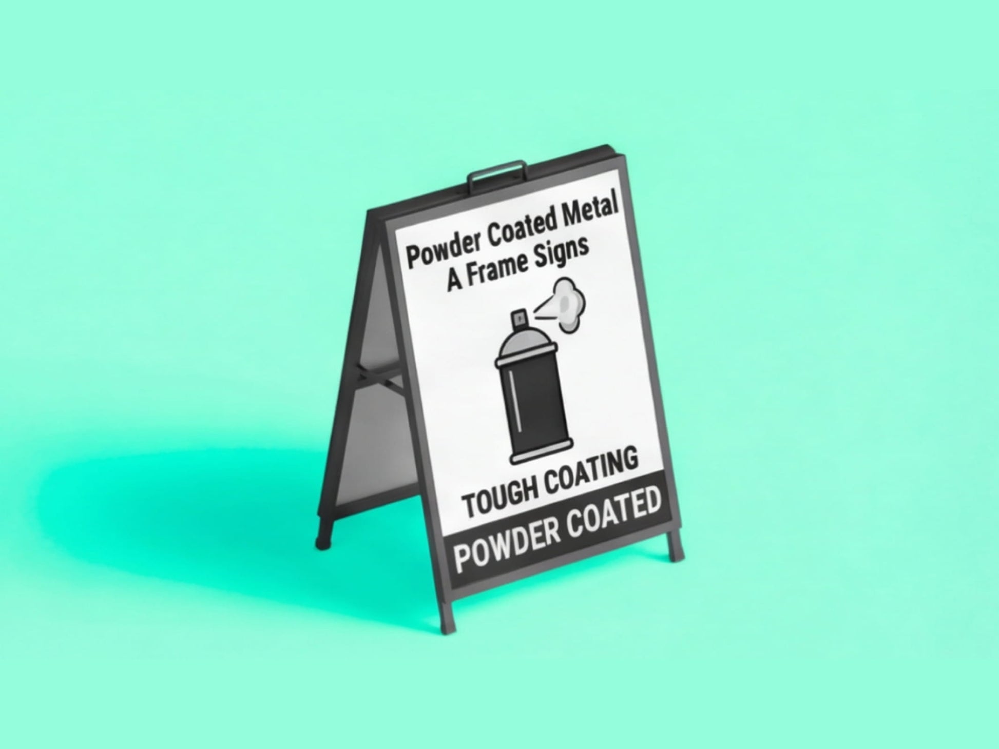 Powder Coated Metal A Frame Signs