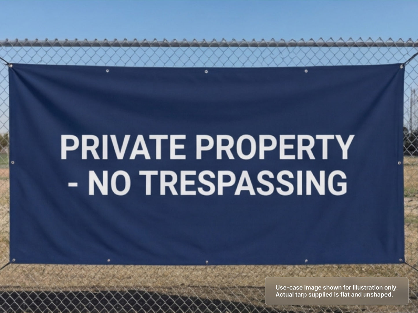 Printed Heavy Duty Vinyl Tarp for Fence Banners
