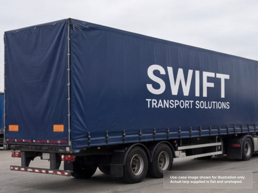Printed Heavy Duty Vinyl Tarp for Logistics & Trucking