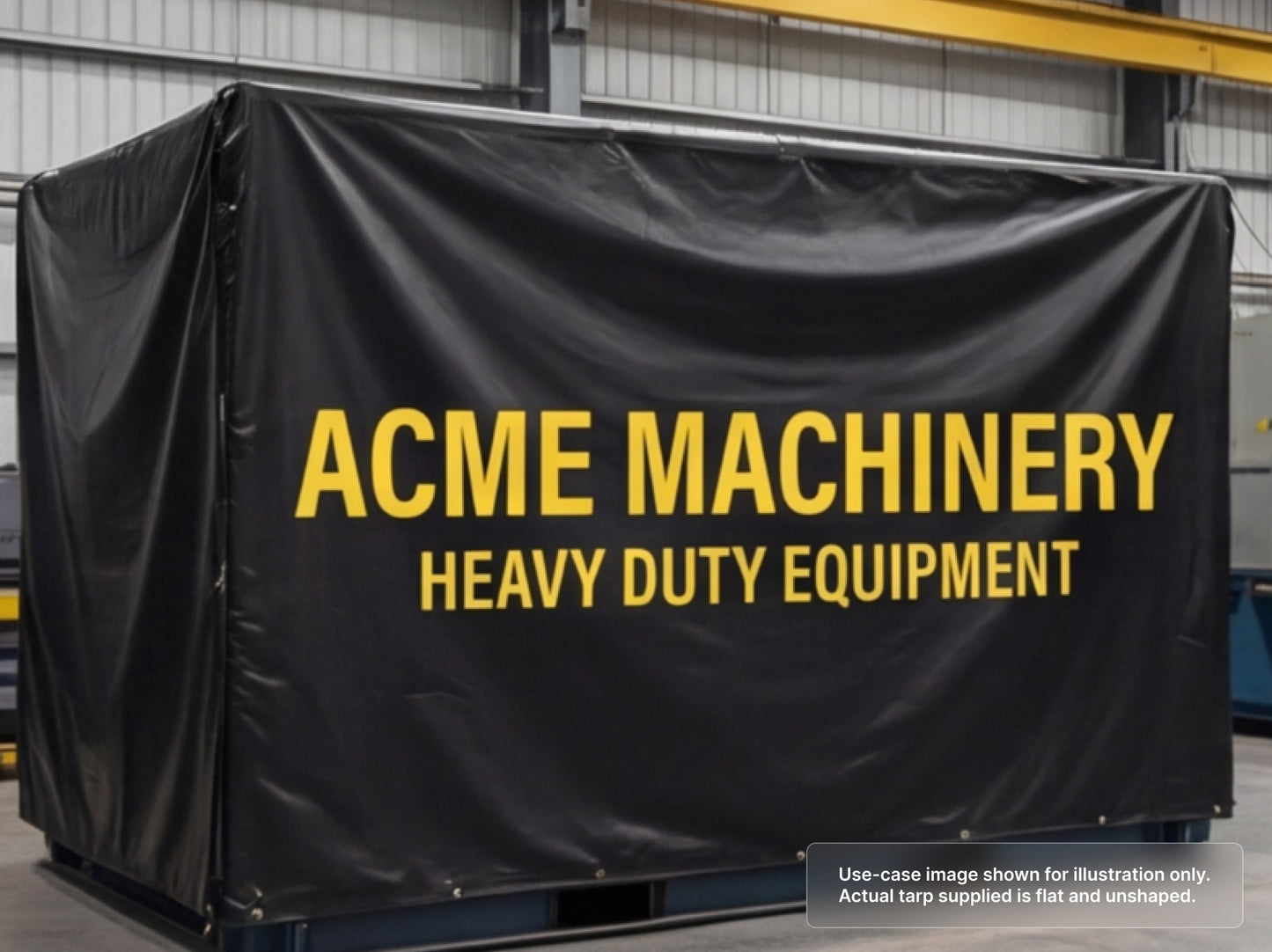 Printed Heavy Duty Vinyl Tarp for Machinery Covers