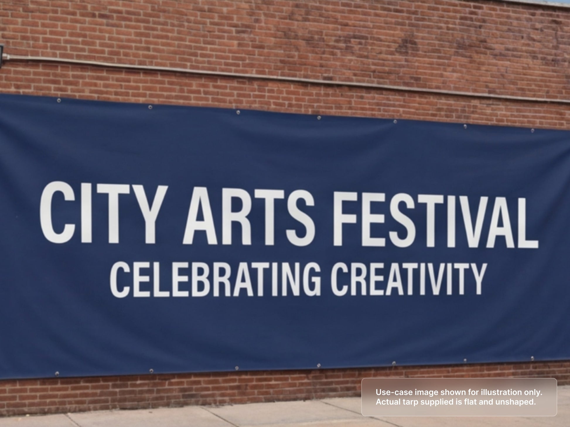 Printed Heavy Duty Vinyl Tarp for Outdoor Murals
