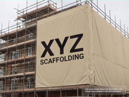 Printed Heavy Duty Vinyl Tarp for Scaffolding Wraps