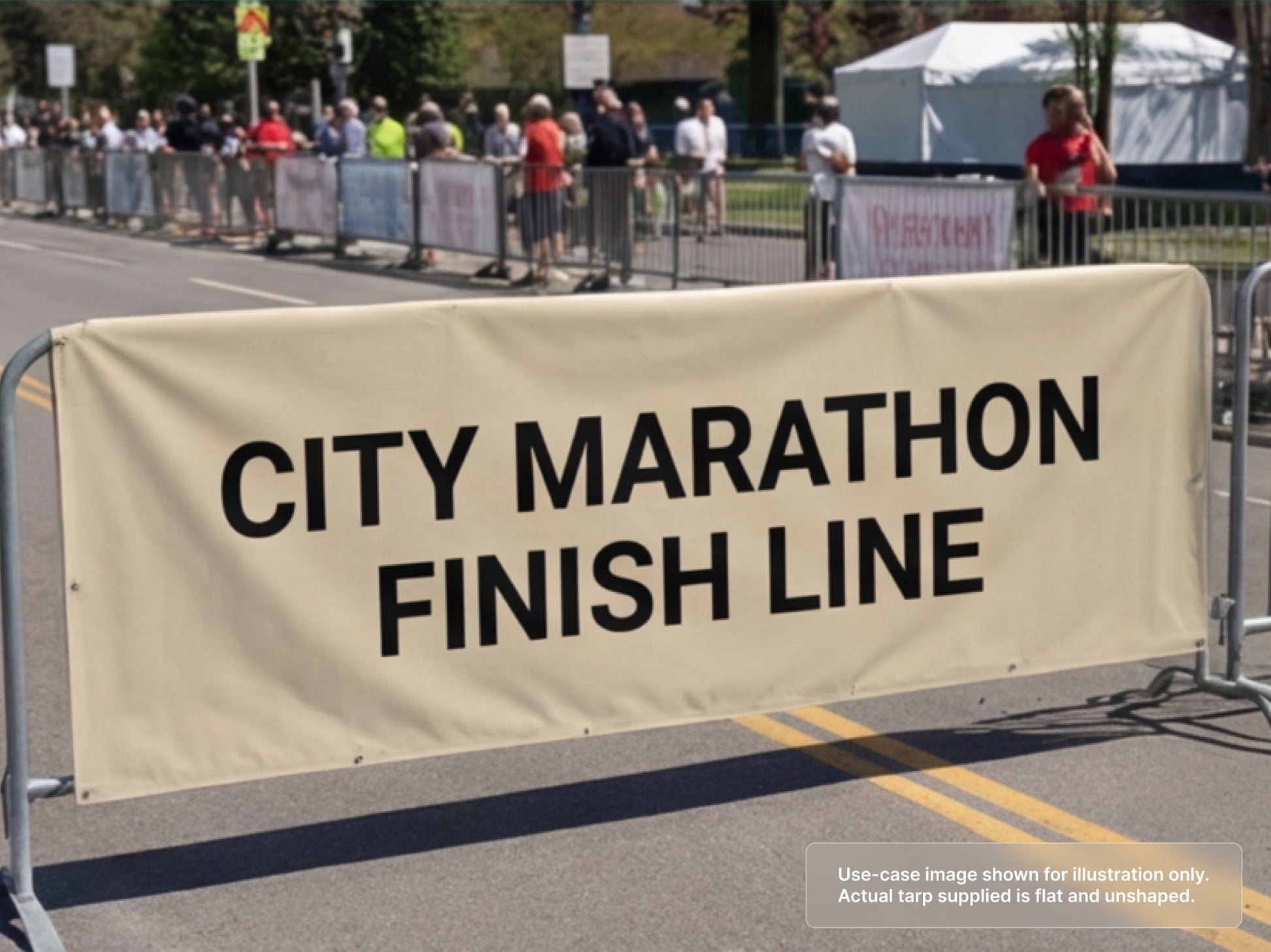 Printed Heavy Duty Vinyl Tarp for Sports & Athletics