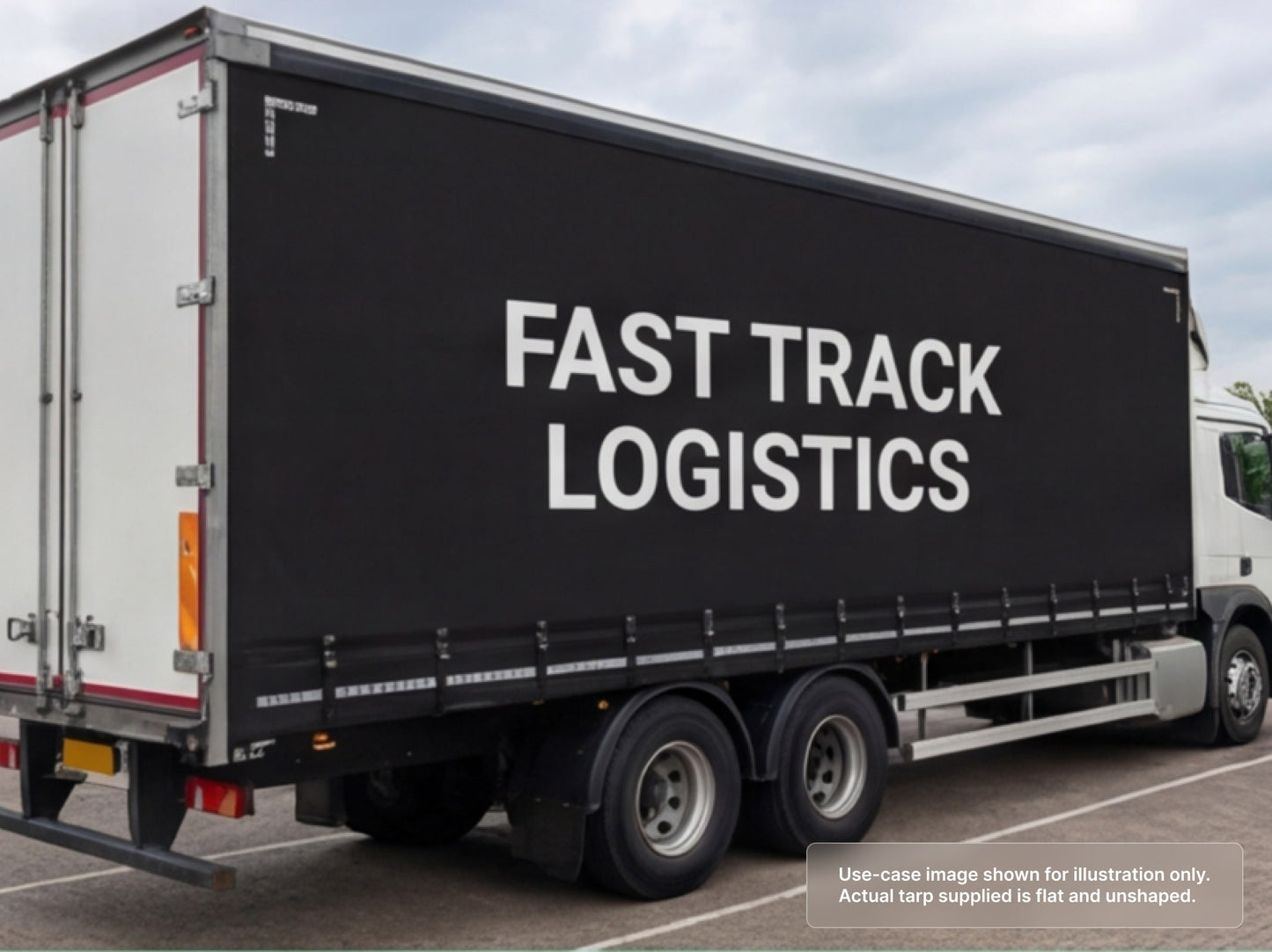 Printed Heavy Duty Vinyl Tarp for Truck Side Curtains