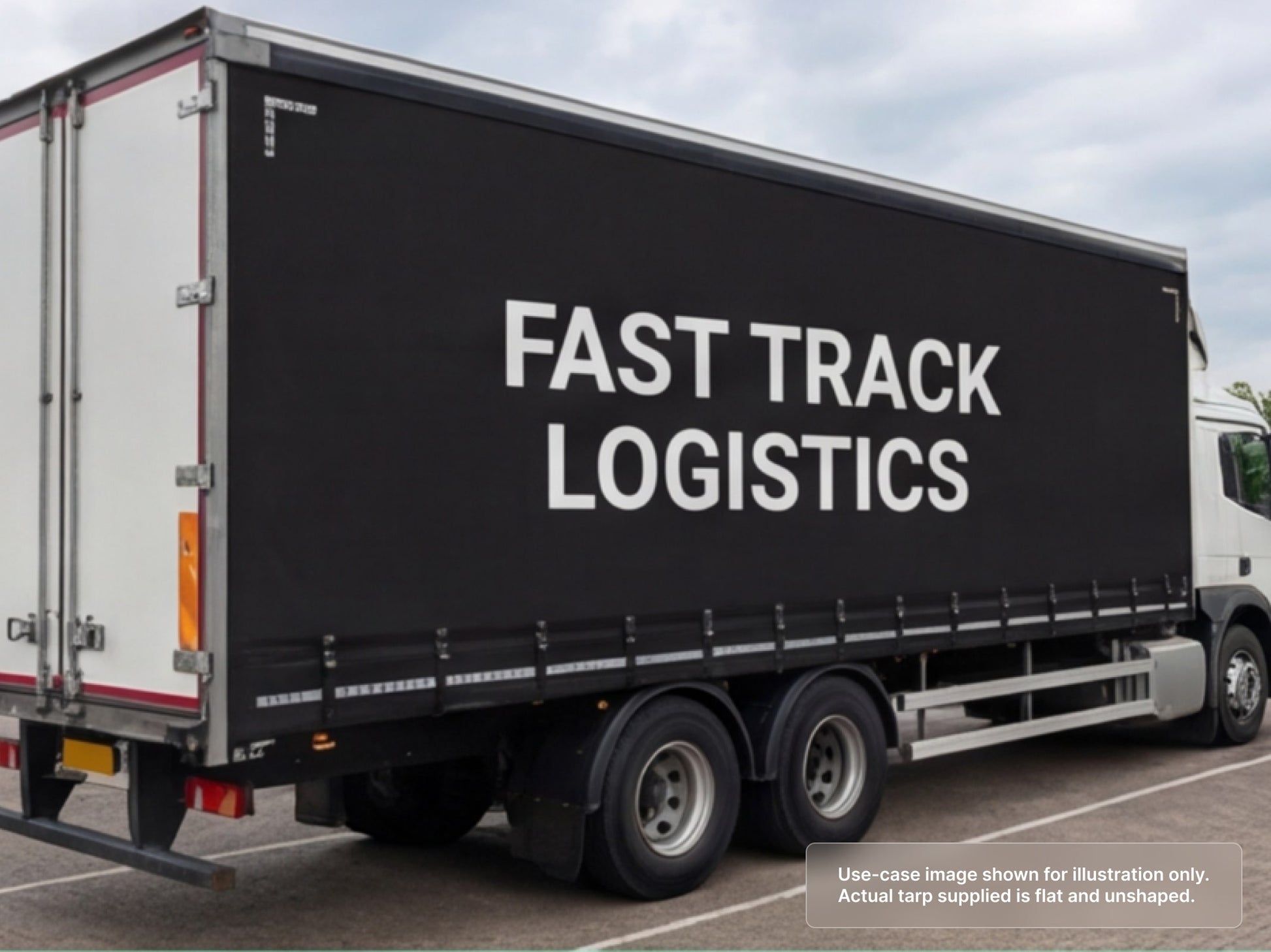 Printed Heavy Duty Vinyl Tarp for Truck Side Curtains