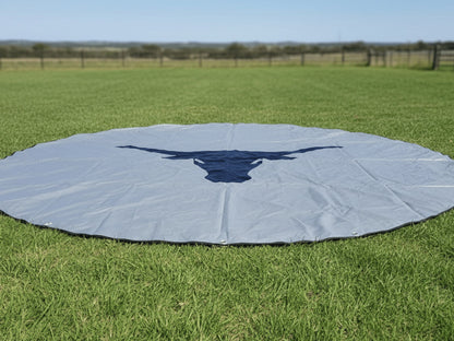 Round Heavy Duty Vinyl Tarp - Printed