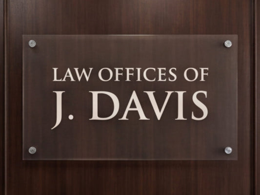 Professional Custom Acrylic Signs