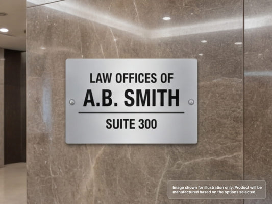 Professional Custom Aluminum Signs