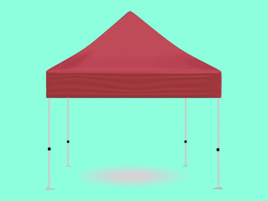 Non Printed Canopy Tent 10 ft x 10 ft for Charity Fundraisers