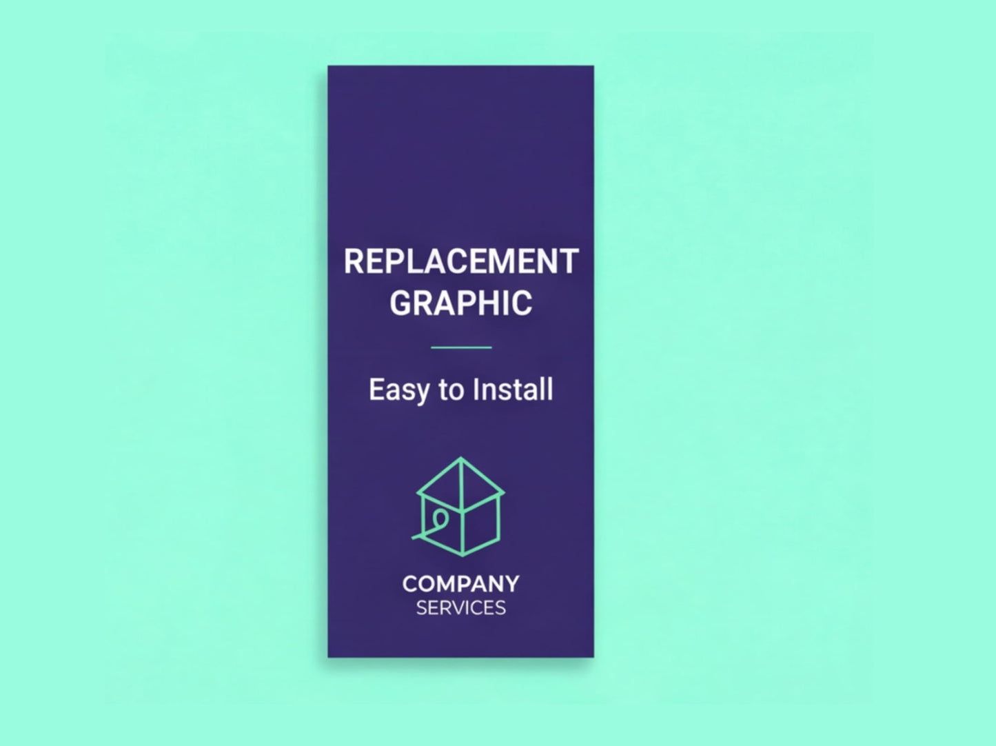 Replacement Graphic Only Custom Roll up Banner