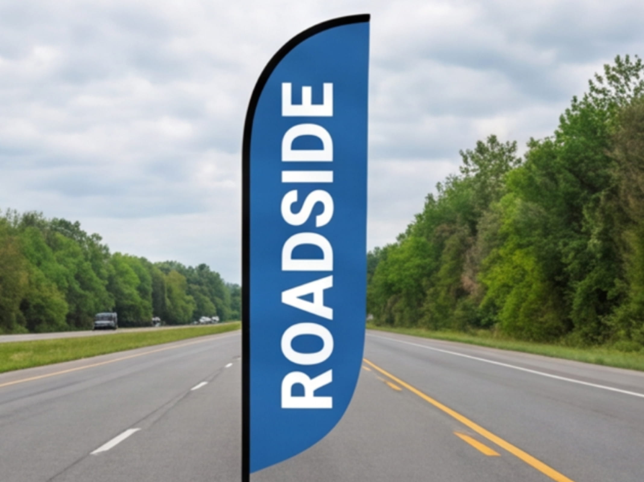Roadside Custom Feather Flag – PRINTDRILL