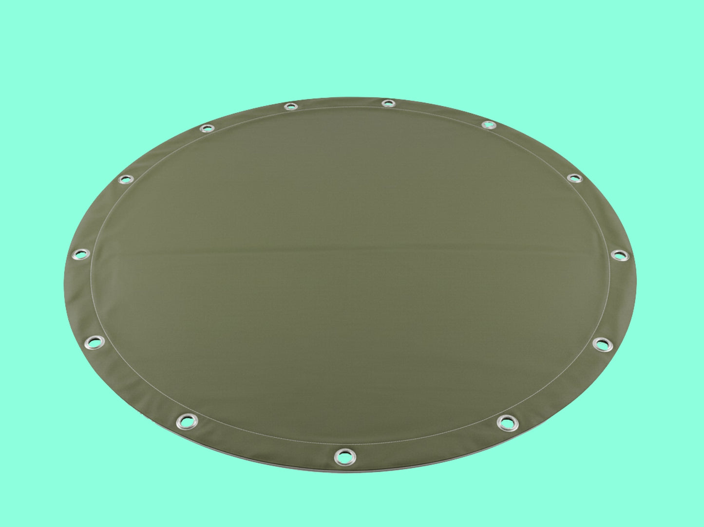 Round Canvas Tarp Heavy Duty