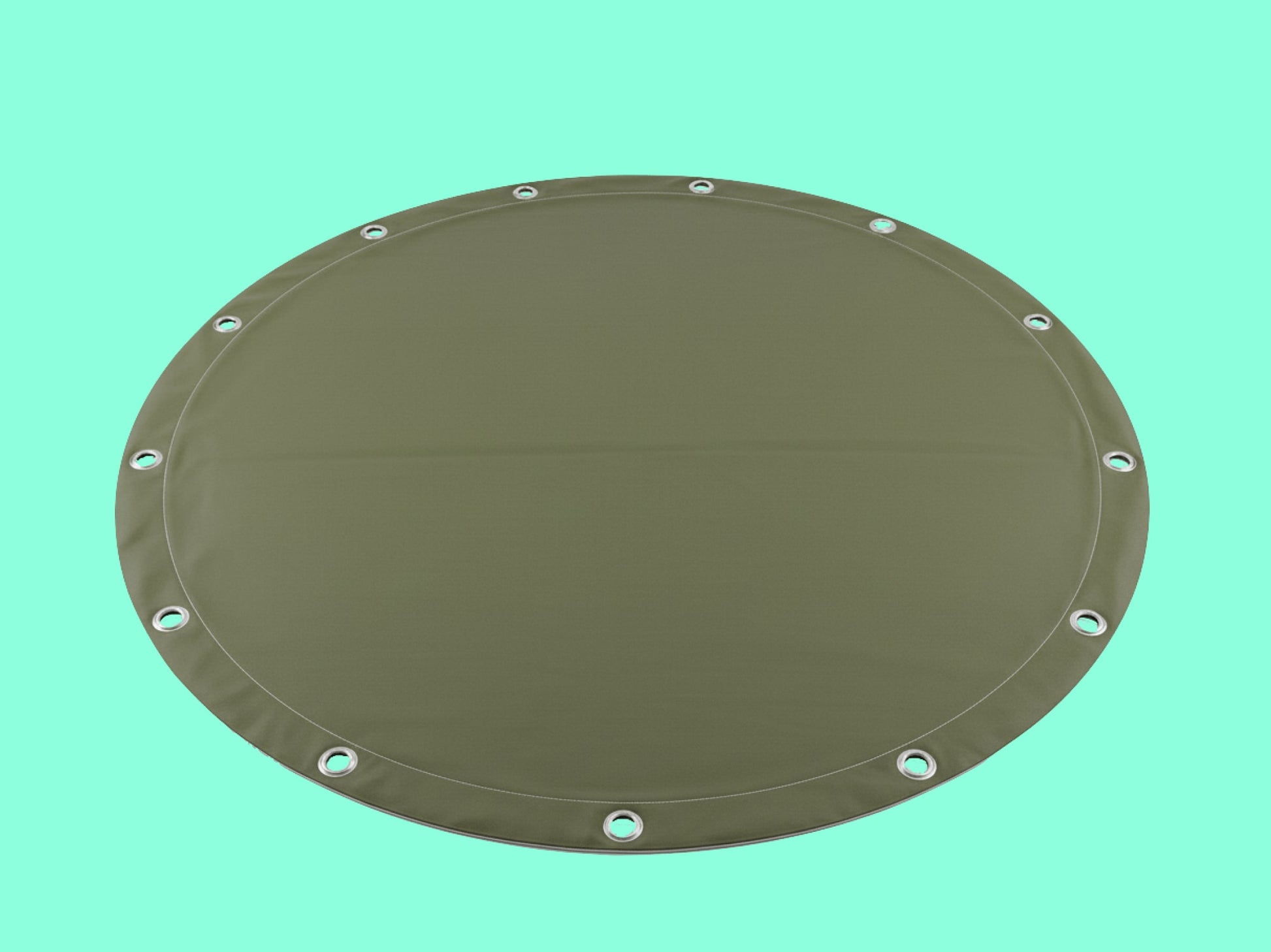 Round Canvas Tarp Heavy Duty