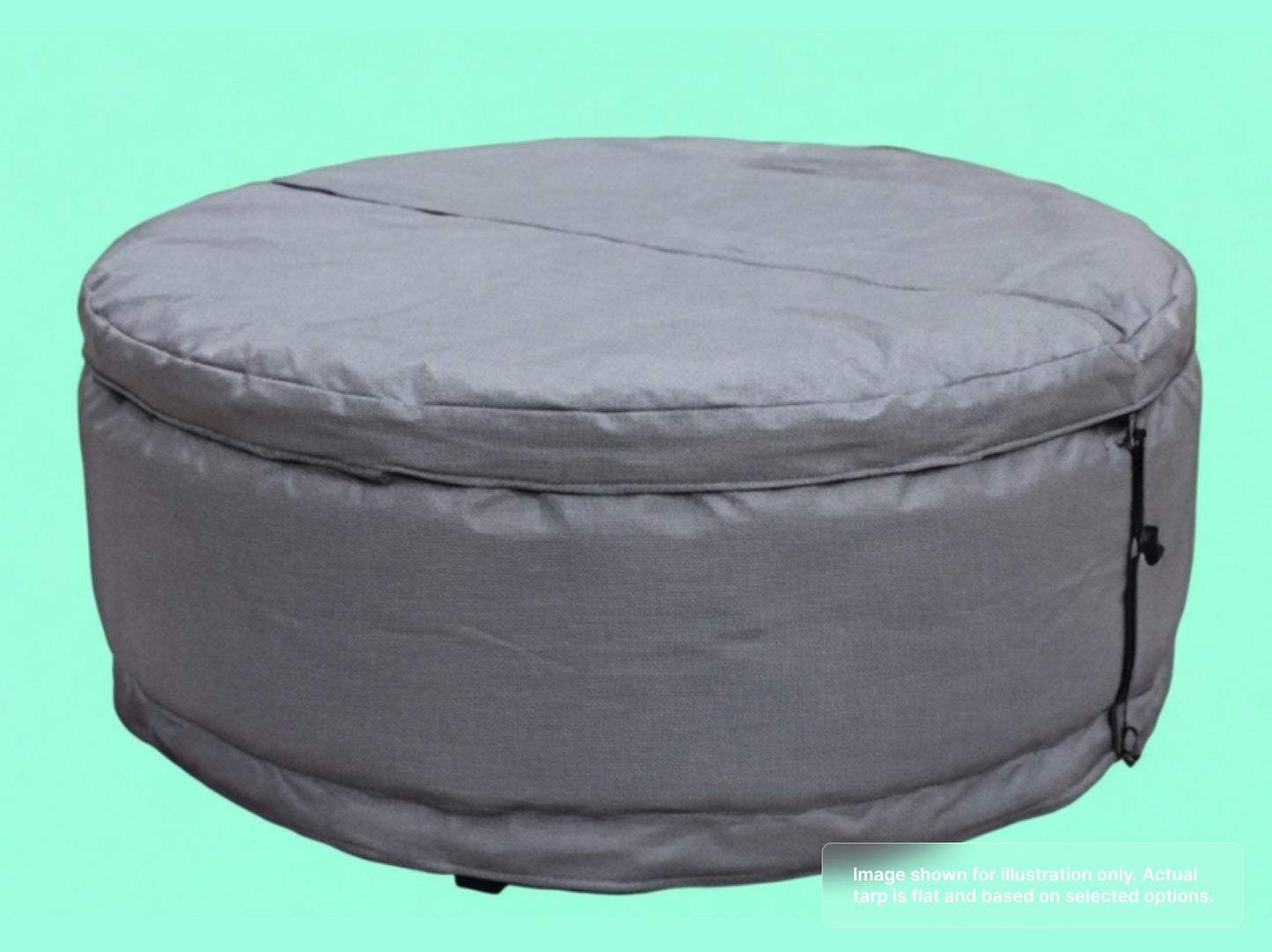 Round Heavy Duty Vinyl Tarp for Hot Tub Cover
