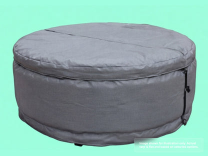 Round Heavy Duty Vinyl Tarp for Hot Tub Cover