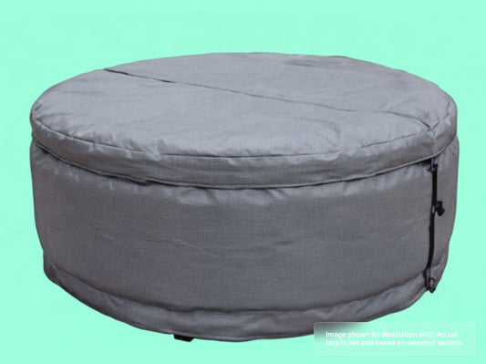 Round Heavy Duty Vinyl Tarp for Hot Tub Cover