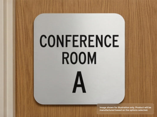 Rounded Corners Custom Aluminum Signs